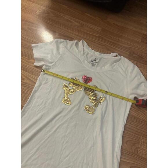 Disney Mickey & Minnie Mouse Bling Top Size Medium - Picture 5 of 6